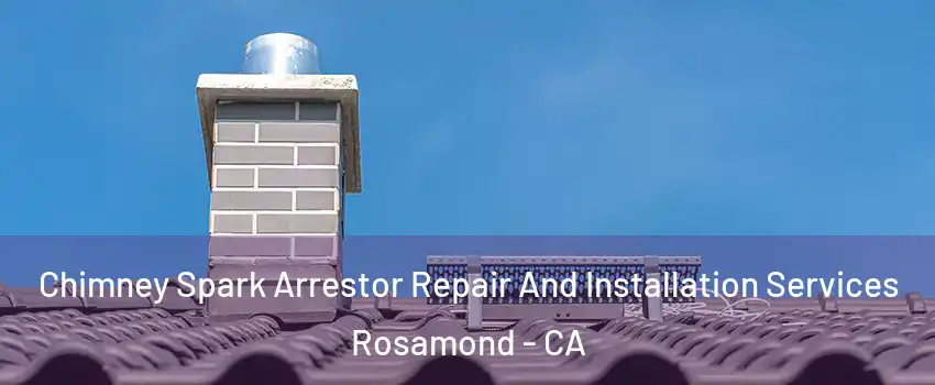  Chimney Spark Arrestor Repair And Installation Services Rosamond - CA