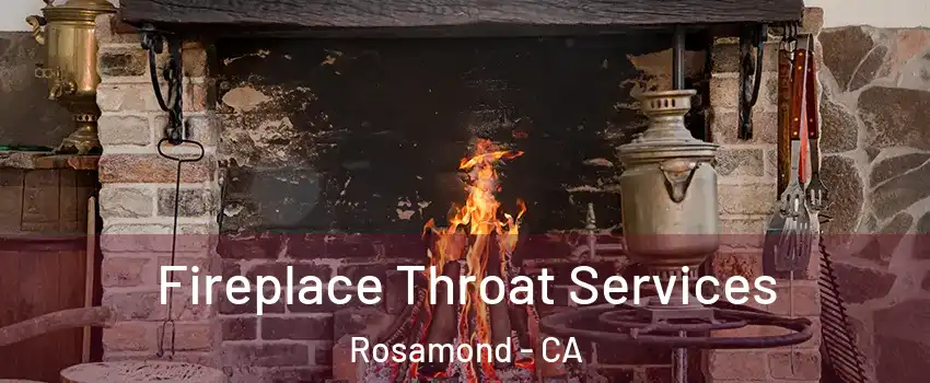  Fireplace Throat Services Rosamond - CA
