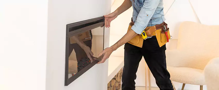 Metal Fireplace Installation in Rosamond, California