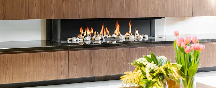 Double-height Fireplace Design Refurbishment in Rosamond, California