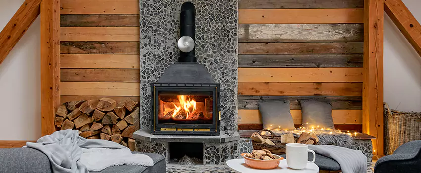 Thelin Hearth Products Direct Vent Gas Stove Fireplace Inspection in Rosamond, California